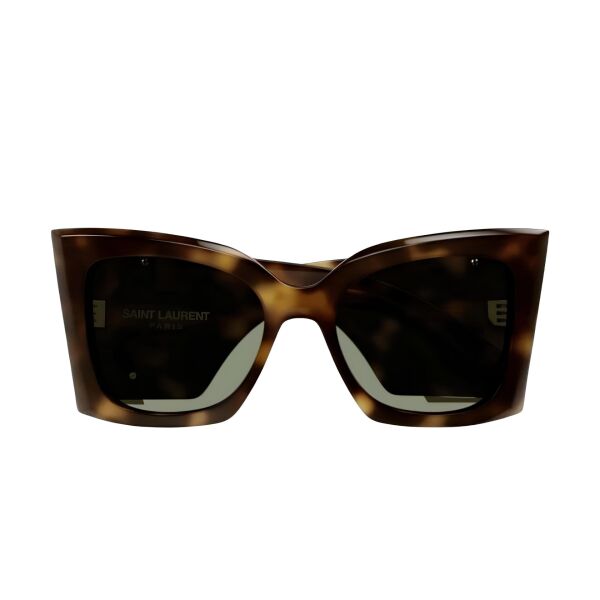 Saint Laurent SL M119 002 Kelebek Leopar Kadın Güneş Gözlüğü