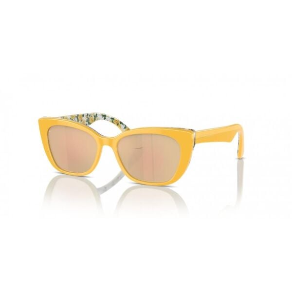 Dolce Gabbana 0Dx4427 Sarı Cat Eye Çocuk Güneş Gözlüğü