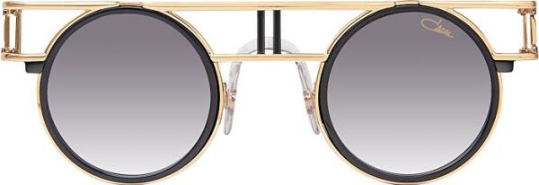 Cazal Mod 668/3 Gold Siyah Yuvarlak Unisex Güneş Gözlüğü