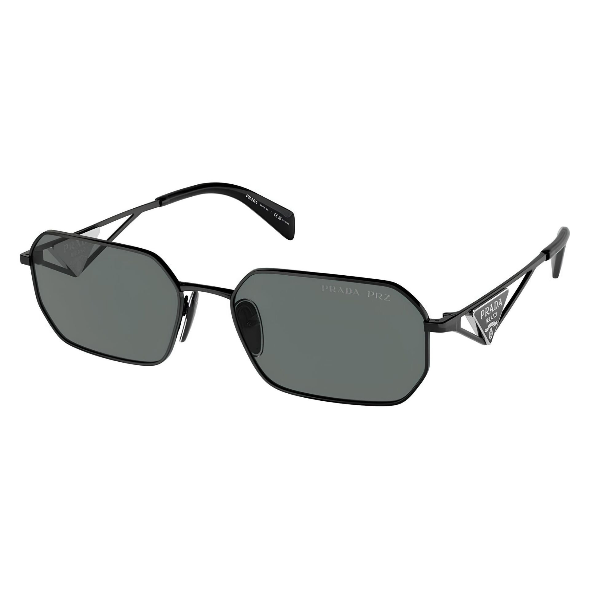 Prada 0Pr A51S Siyah Metal Unisex Güneş Gözlüğü