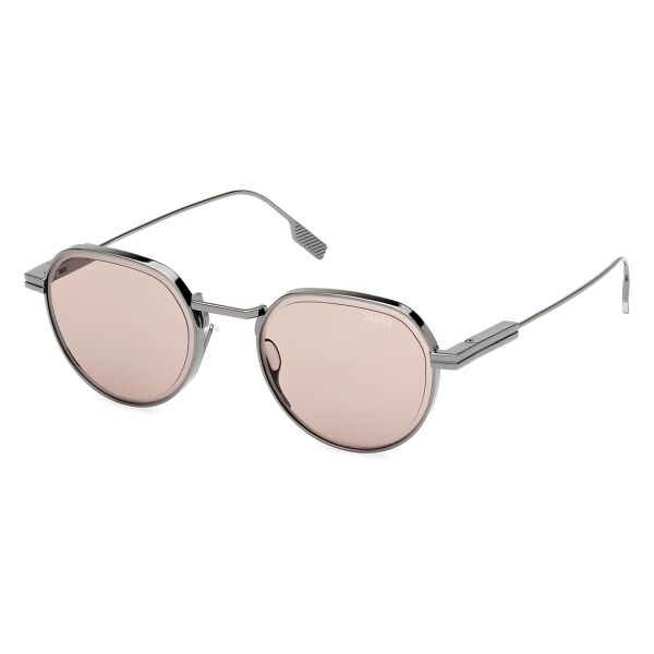 Ermenegildo Zegna Ez 0244/s Oval Silver Erkek Güneş Gözlüğü