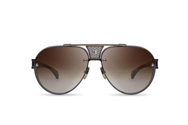 Bugatti 05 Kahverengi Pilot Titanyum Erkek Güneş Gözlüğü