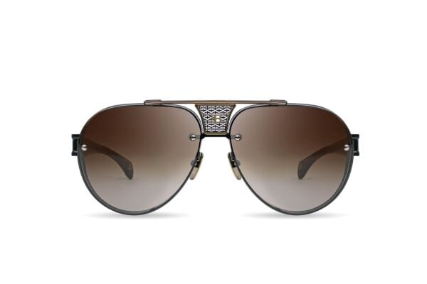 Bugatti 05 Kahverengi Pilot Titanyum Erkek Güneş Gözlüğü