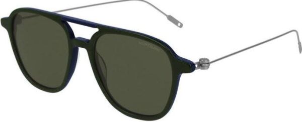 Mont Blanc Mb0003S 004 Pilot Siyah Erkek Güneş Gözlüğü