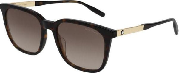 Mont Blanc Mb0017S Leopar Kare Erkek Güneş Gözlüğü