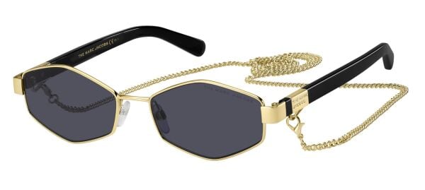 Marc Jacobs 496/S Gold Geometrik Aksesuarlı Kadın Güneş Gözlüğü