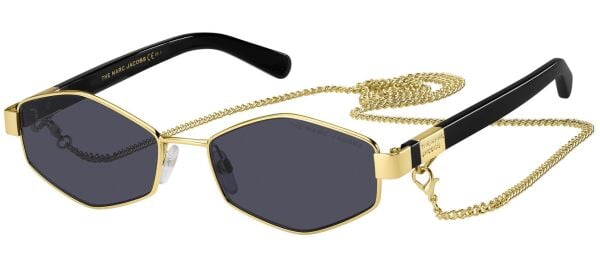 Marc Jacobs 496/S Gold Geometrik Aksesuarlı Kadın Güneş Gözlüğü