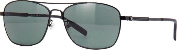 Mont Blanc Mb0026S 007 Siyah Pilot Erkek Güneş Gözlüğü