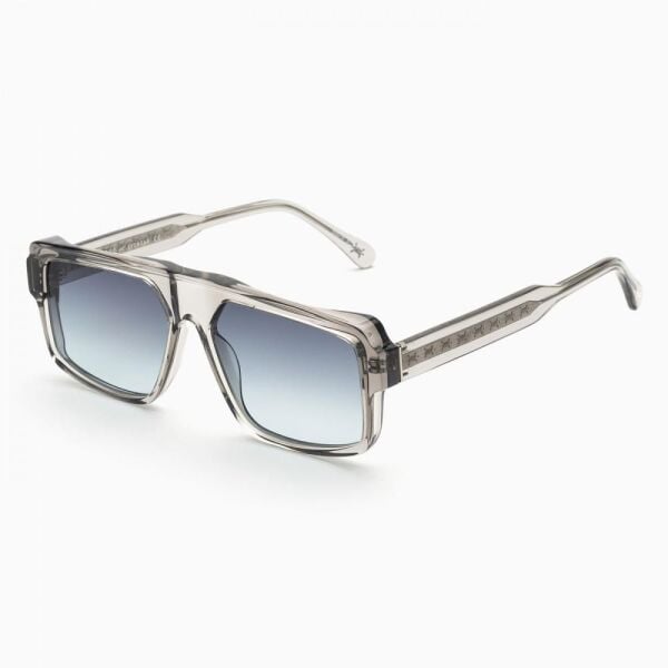 Bust Out Roger Kare Şeffaf Unisex Güneş Gözlüğü