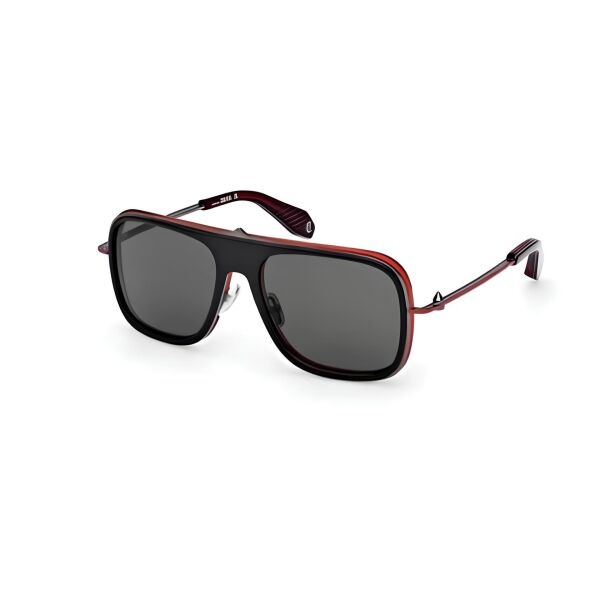 Louboutin Lb 0013/s Siyah Kırmızı Kare Erkek Güneş Gözlüğü