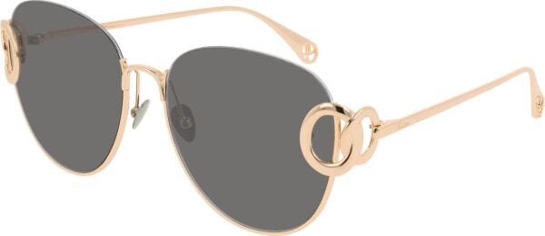 Pomellato Pm0076S Gold Oval Kadın Güneş Gözlüğü