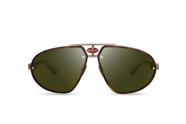 Bugatti 10 Titanyum Kahverengi Erkek Güneş Gözlüğü