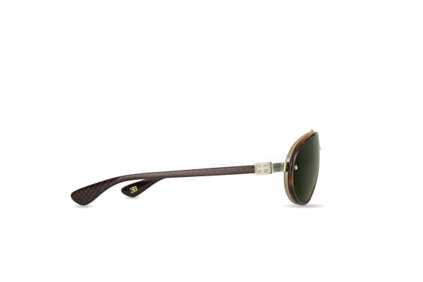 Bugatti 10 Titanyum Kahverengi Erkek Güneş Gözlüğü