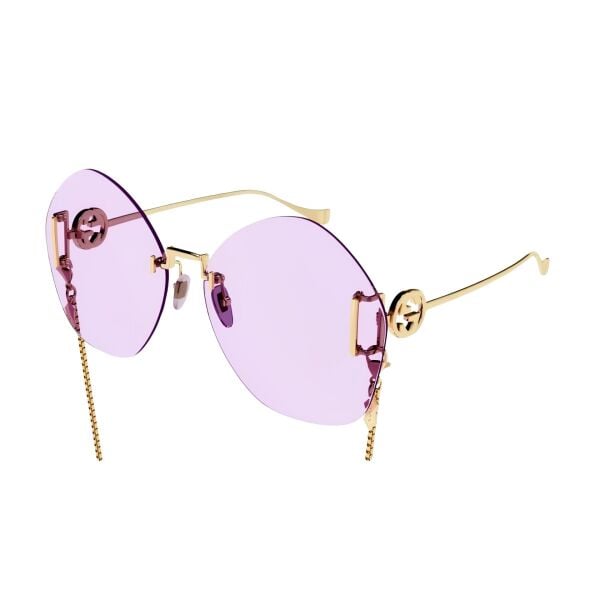 Gucci Gg1203s 65 001 Yuvarlak Kadın Güneş Gözlüğü