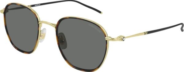 Mont Blanc Mb0160S Leopar Geometrik Erkek Güneş Gözlüğü