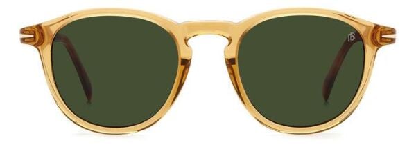 David Beckham Db 1114/S Şeffaf Turuncu Yuvarlak Erkek Güneş Gözlüğü