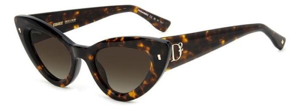 Dsquared2 D2 0092/S Leopar Cat Eye Kadın Güneş Gözlüğü