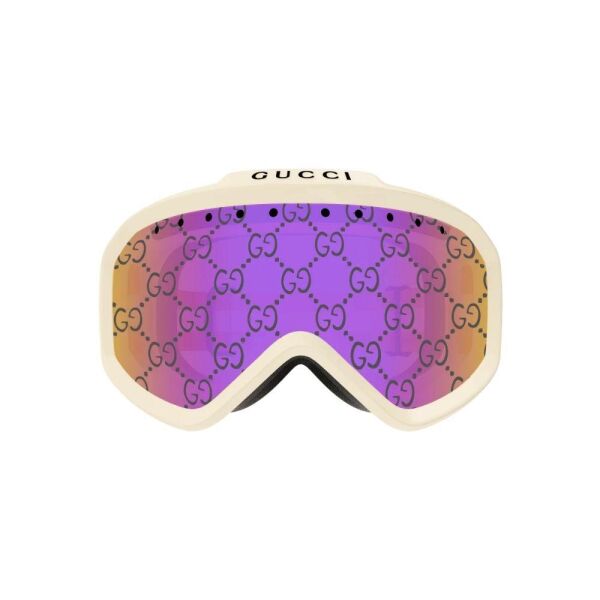 Gucci Gg1210s Turuncu Beyaz Maske Spor Kadın Güneş Gözlüğü