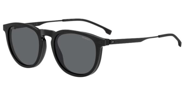 Hugo Boss 1640/Cs Yuvarlak Siyah Erkek Güneş Gözlüğü