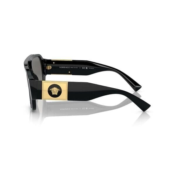 Versace 0Ve 4436U Siyah Oval Unisex Güneş Gözlüğü