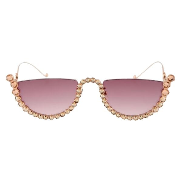 Anna Karın Karlsson Half Moon Pembe Oval Kadın Güneş Gözlüğü
