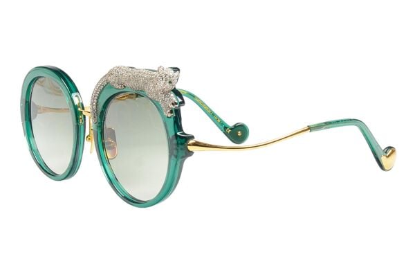 Anna Karin Karlsson Rose Et La Roue 2.0 Yeşil Yuvarlak Kadın Güneş Gözlüğü