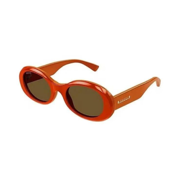 Gucci Gg 1587S Oval Turuncu Kadın Güneş Gözlüğü