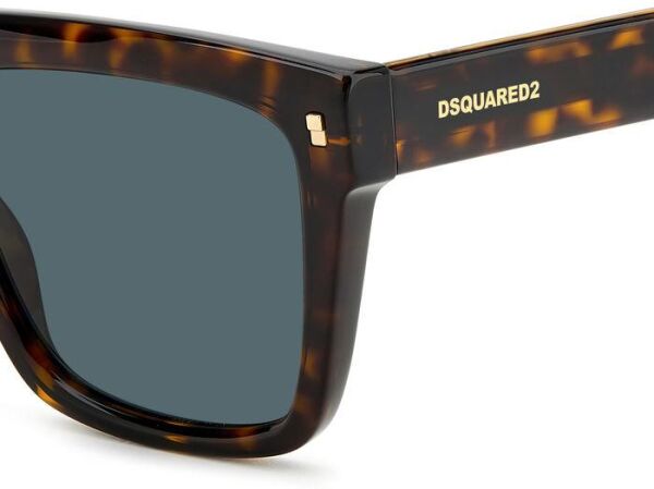 Dsquared2 D2 0051/S Kare Leopar Unisex Güneş Gözlüğü
