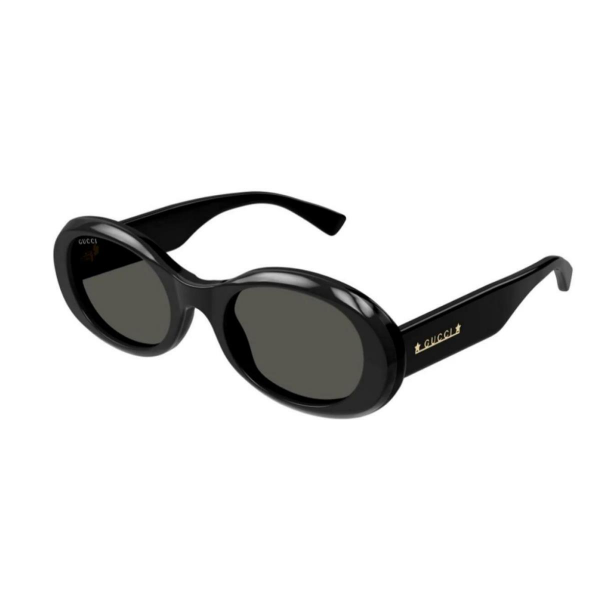 Gucci Gg 1587S Oval Siyah Kadın Güneş Gözlüğü