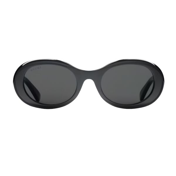Gucci Gg 1587S Oval Siyah Kadın Güneş Gözlüğü
