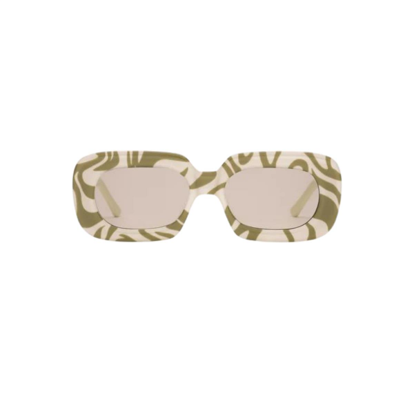 Velvet Canyon Snake Eyes Zebra Dikdörtgen Kadın Güneş Gözlüğü