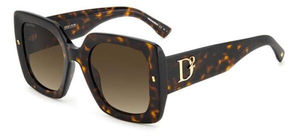 Dsquared2 D2 0063/S Leopar Kelebek Kadın Güneş Gözlüğü