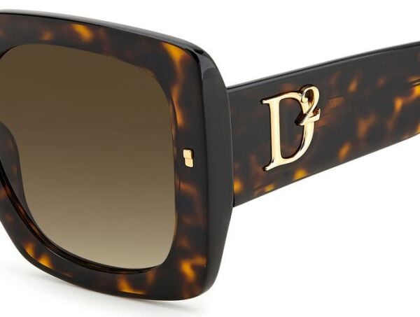 Dsquared2 D2 0063/S Leopar Kelebek Kadın Güneş Gözlüğü