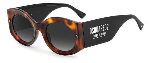 Dsquared2 0071/S Leopar Yuvarlak Kadın Güneş Gözlüğü