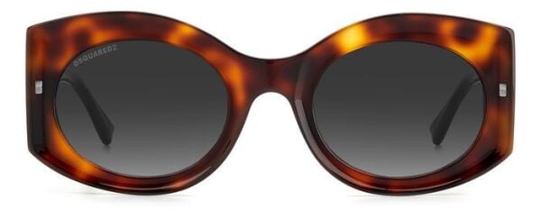 Dsquared2 0071/S Leopar Yuvarlak Kadın Güneş Gözlüğü