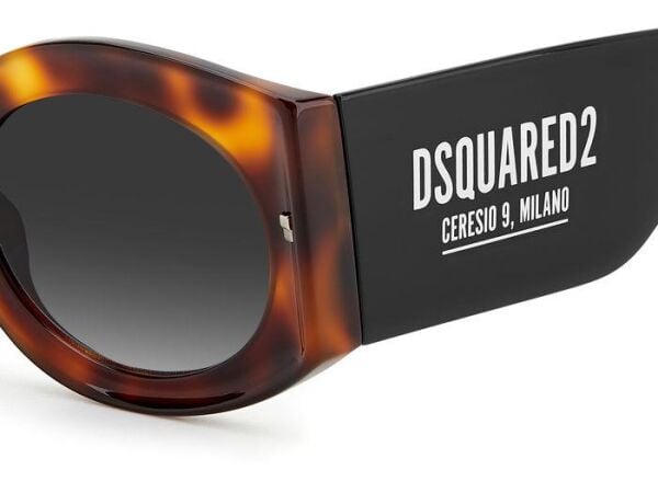 Dsquared2 0071/S Leopar Yuvarlak Kadın Güneş Gözlüğü