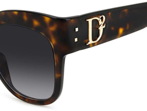Dsquared2 D2 0097/S Cat Eye Leopar Kadın Güneş Gözlüğü