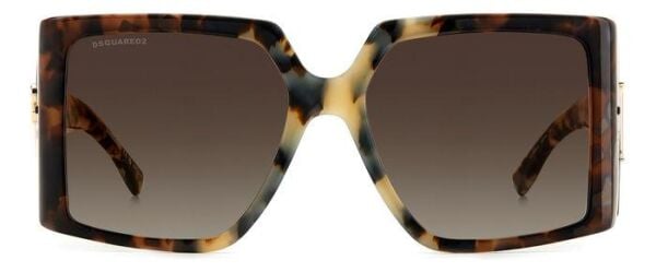 Dsquared2 D2 0096/S Leopar Kelebek Kadın Güneş Gözlüğü