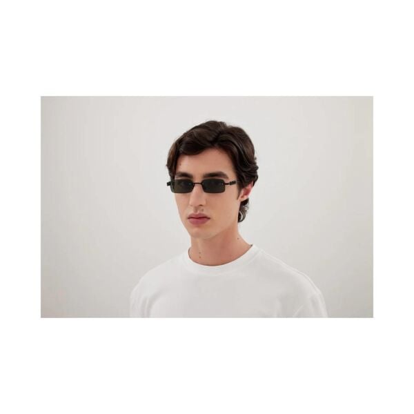 Gucci Gg 1808 s Dikdörtgen Siyah Unisex Güneş Gözlüğü