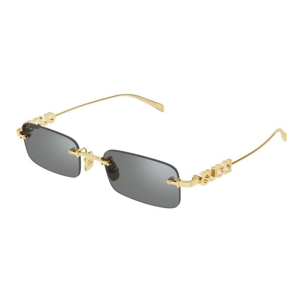 Gucci Gg 1808 s Dikdörtgen Gold Unisex Güneş Gözlüğü
