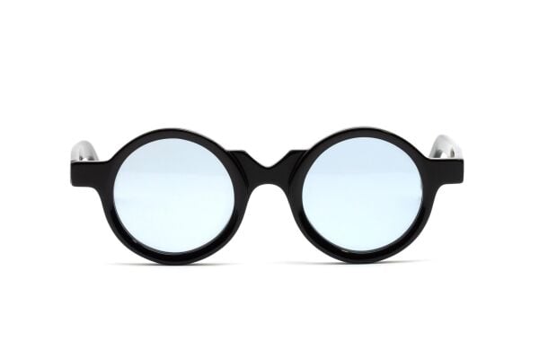 Bayrıa Tergeste Yuvarlak Siyah Erkek Güneş Gözlüğü