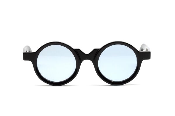 Bayrıa Tergeste Yuvarlak Siyah Erkek Güneş Gözlüğü