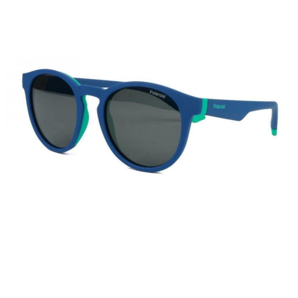 Polaroid Pld 8048/S Yuvarlak Mavi Çocuk Güneş Gözlüğü