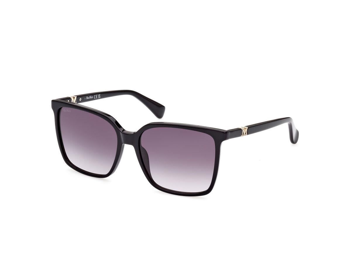 Maxmara Mm 0046 Kare Siyah Kadın Güneş Gözlüğü