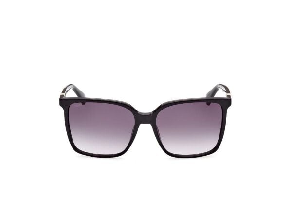 Maxmara Mm 0046 Kare Siyah Kadın Güneş Gözlüğü