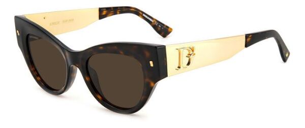Dsquared2 D2 0062/S Leopar Cat Eye Kadın Güneş Gözlüğü