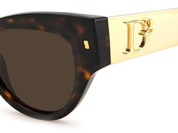 Dsquared2 D2 0062/S Leopar Cat Eye Kadın Güneş Gözlüğü