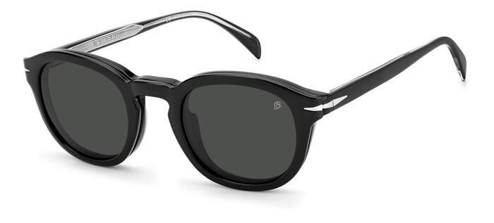 David Beckham Db 1080/Cs Yuvarlak Siyah Erkek Güneş Gözlüğü