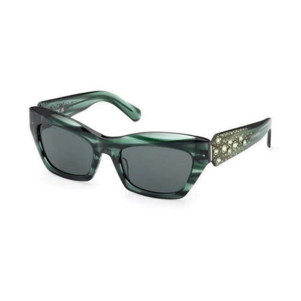 Swarovski Sk 0381 Cat Eye Yeşil Kadın Güneş Gözlüğü