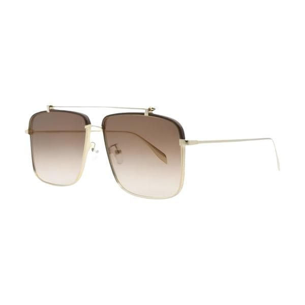 Alexander Mcqueen Am0336s Metal Kare Erkek Güneş Gözlüğü